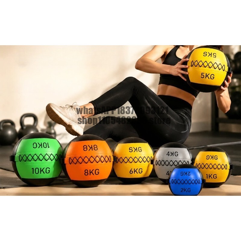 Medicine Ball Slam - Soft medicine ball, physical fitness training,