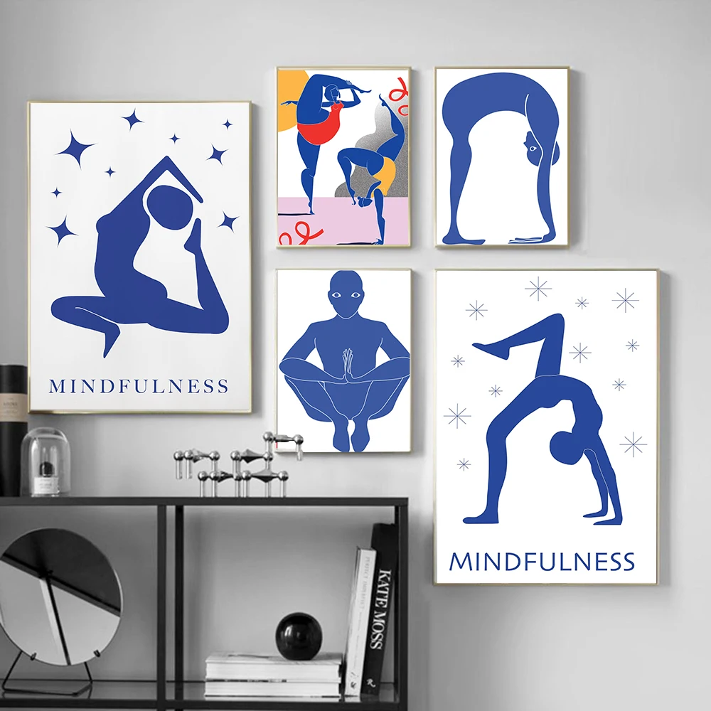 Home Gym Yoga Studio - Home Exercise Gym Yoga Pose Abstract