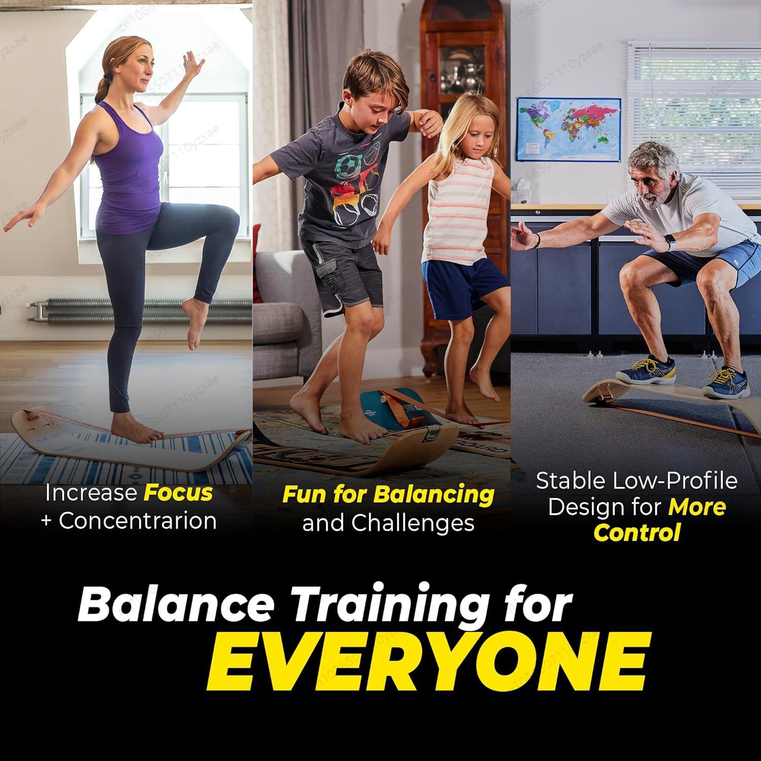 Slackline Balance Trainer Boar - đánh giá và giá Wobble Board Balance