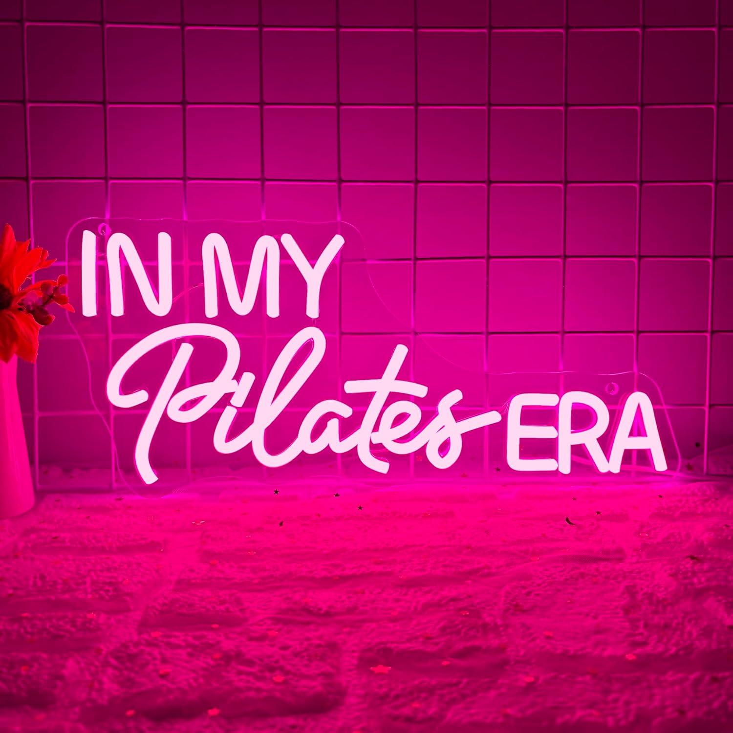 In My Pilates Era Neon Sign Di - đánh giá và giá Home Gym Yoga Studio