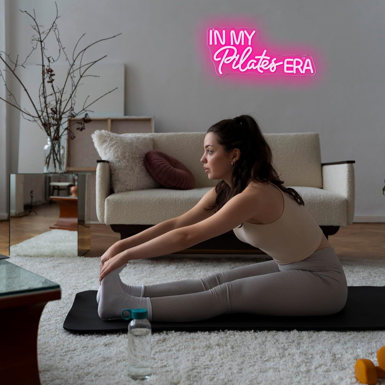 In My Pilates Era Neon Sign Di - đánh giá và giá Home Gym Yoga Studio