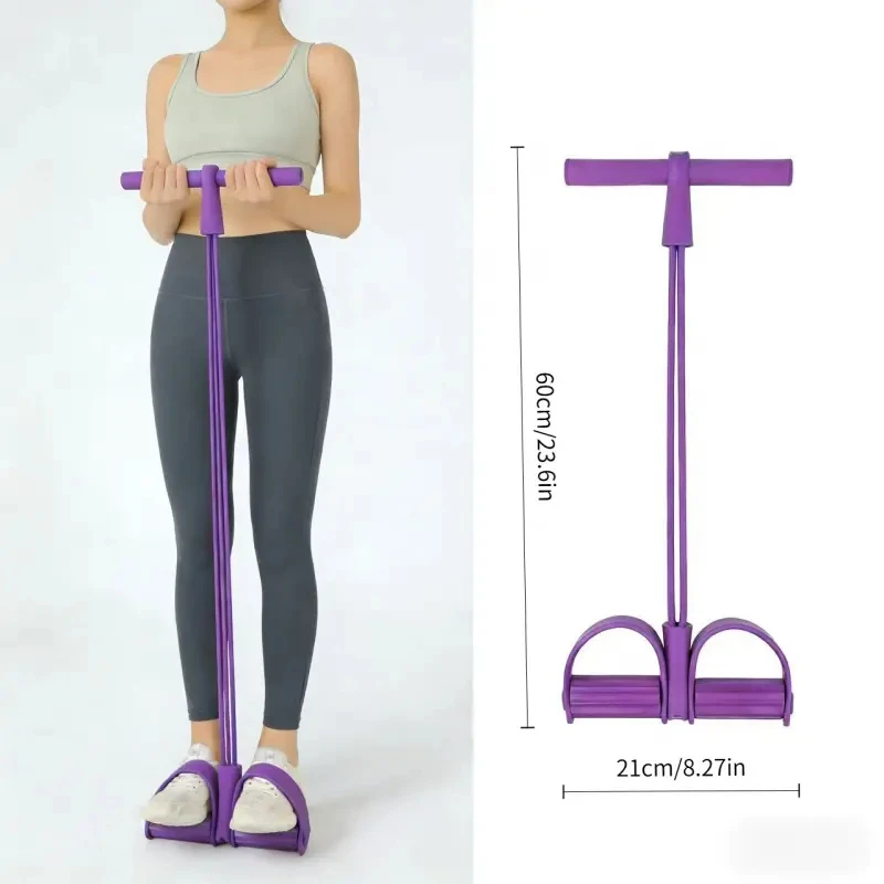 4 Resistance Elastic Pull Rope - đánh giá và giá Home Gym Used