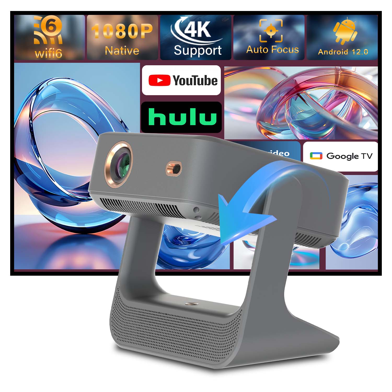 Portable Sports Projector Auto - đánh giá và giá Home Gym Video