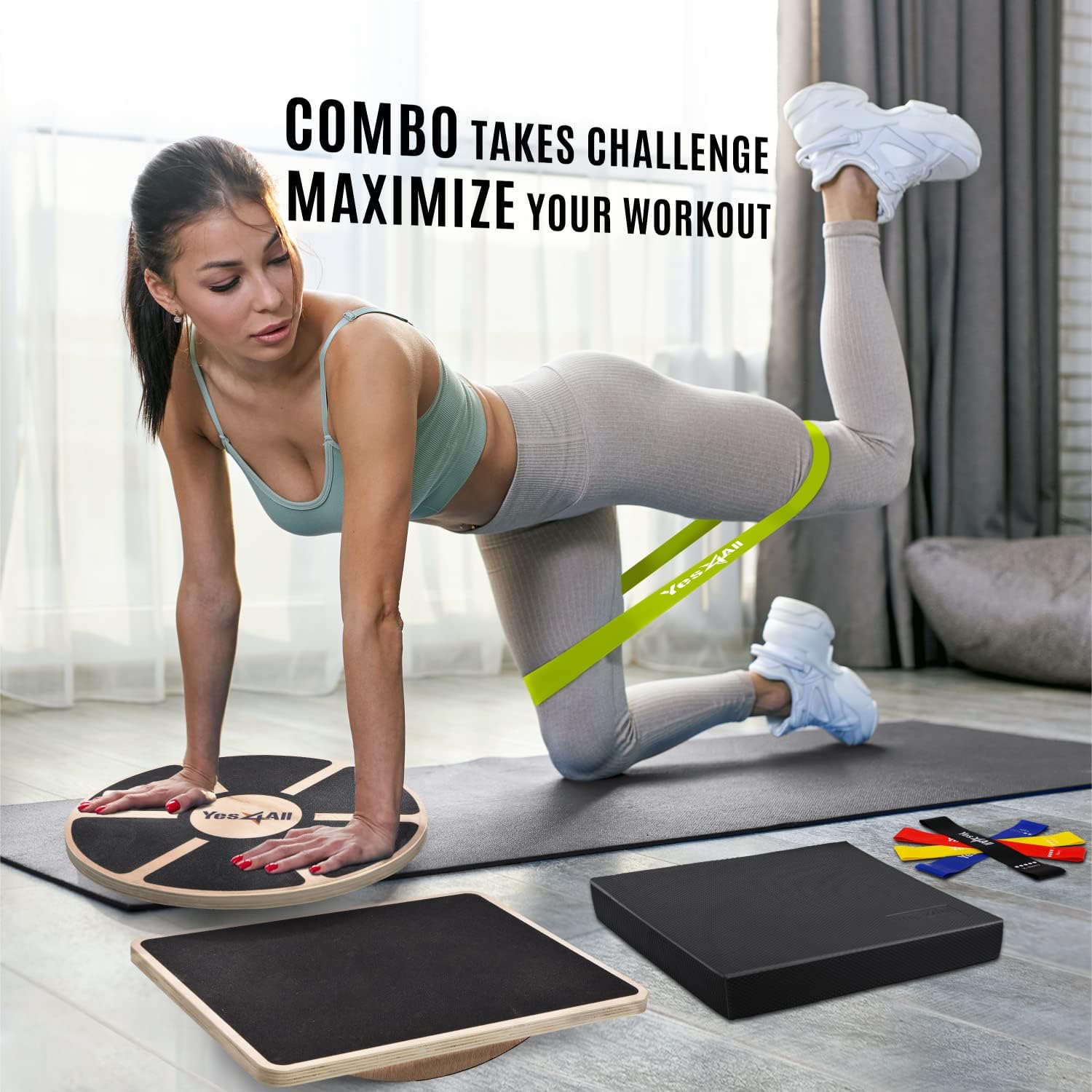 Versatile Wooden Wobble Balanc - đánh giá và giá Wobble Board Balance