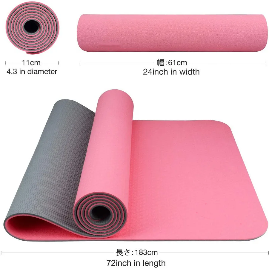 RUISIDA TPE Yoga Mat 180x57x0. - đánh giá và giá Home Gym Yoga Studio