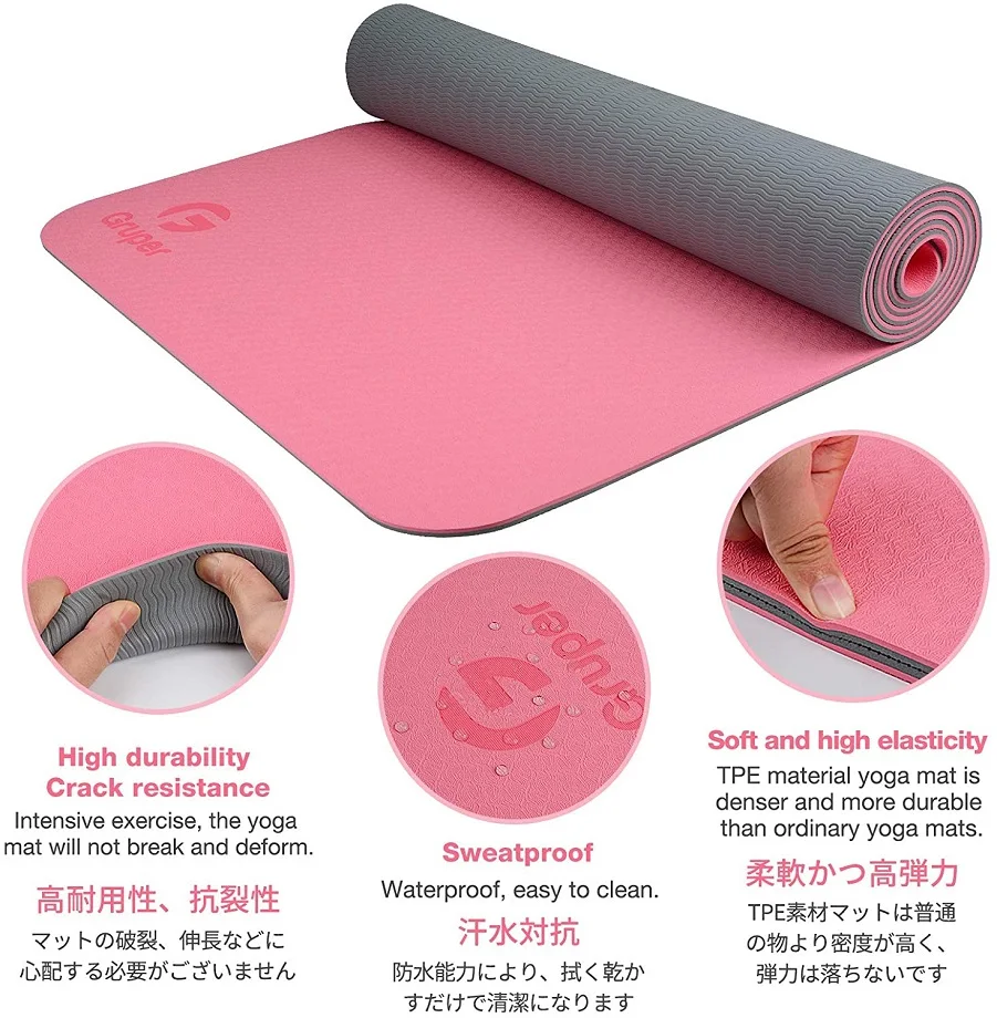 RUISIDA TPE Yoga Mat 180x57x0. - đánh giá và giá Home Gym Yoga Studio