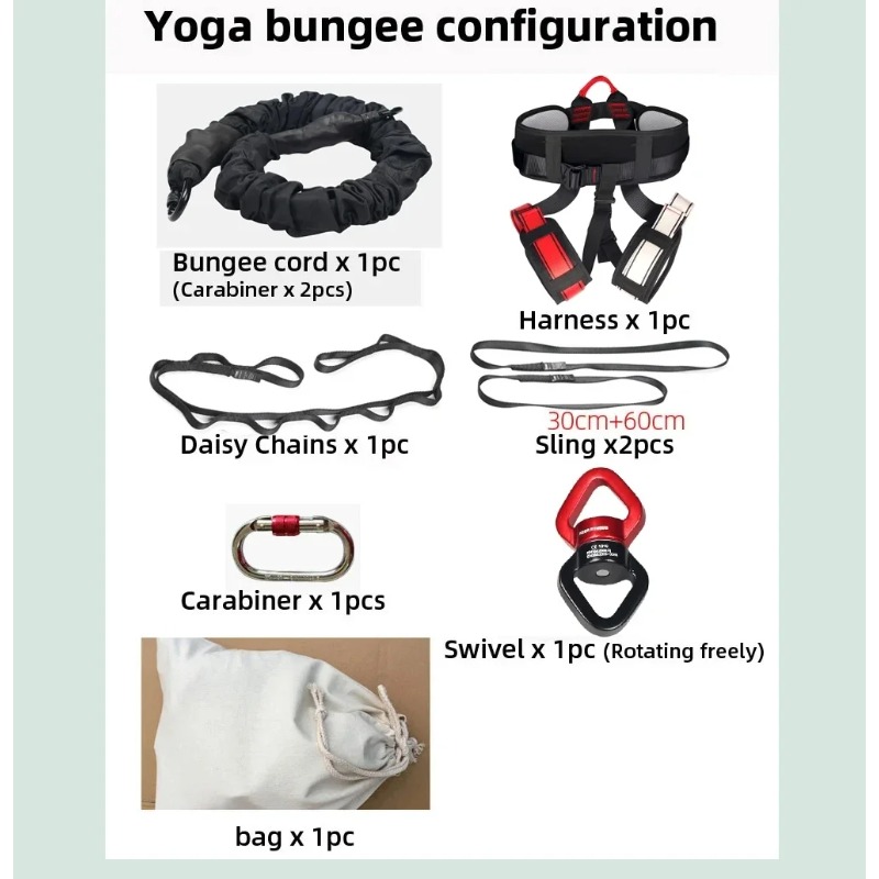 Heavy Bungee Fitness Kit Resis - đánh giá và giá Home Gym Yoga Studio