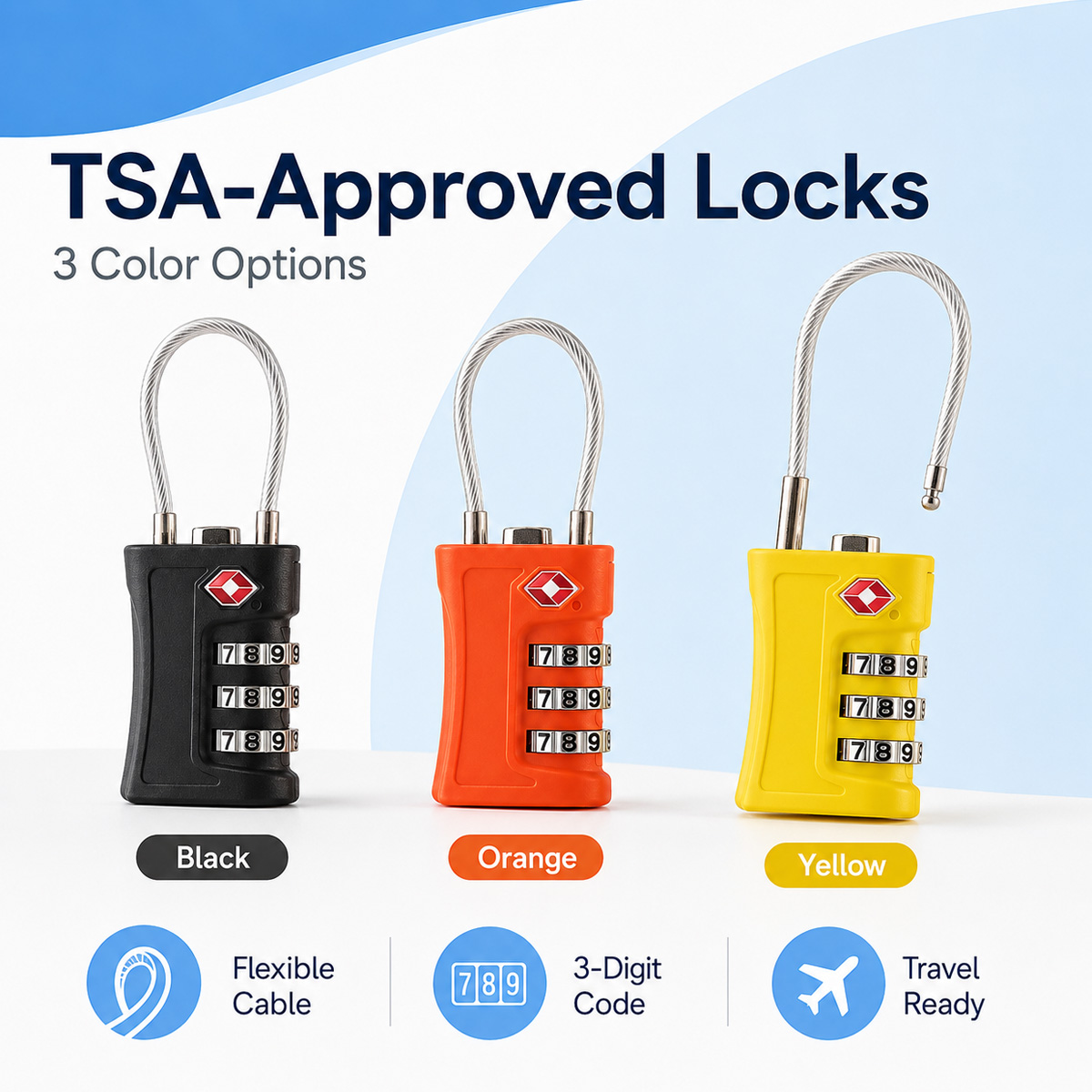TSA Approved Luggage Lock 3 Di - đánh giá và giá Home Gym Ideas