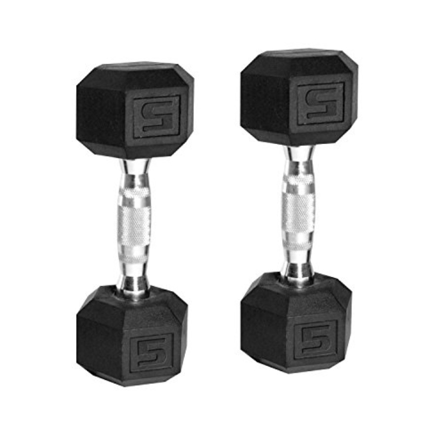 Coated Hex Dumbbell Weight Set - đánh giá và giá Hex Dumbbell Set