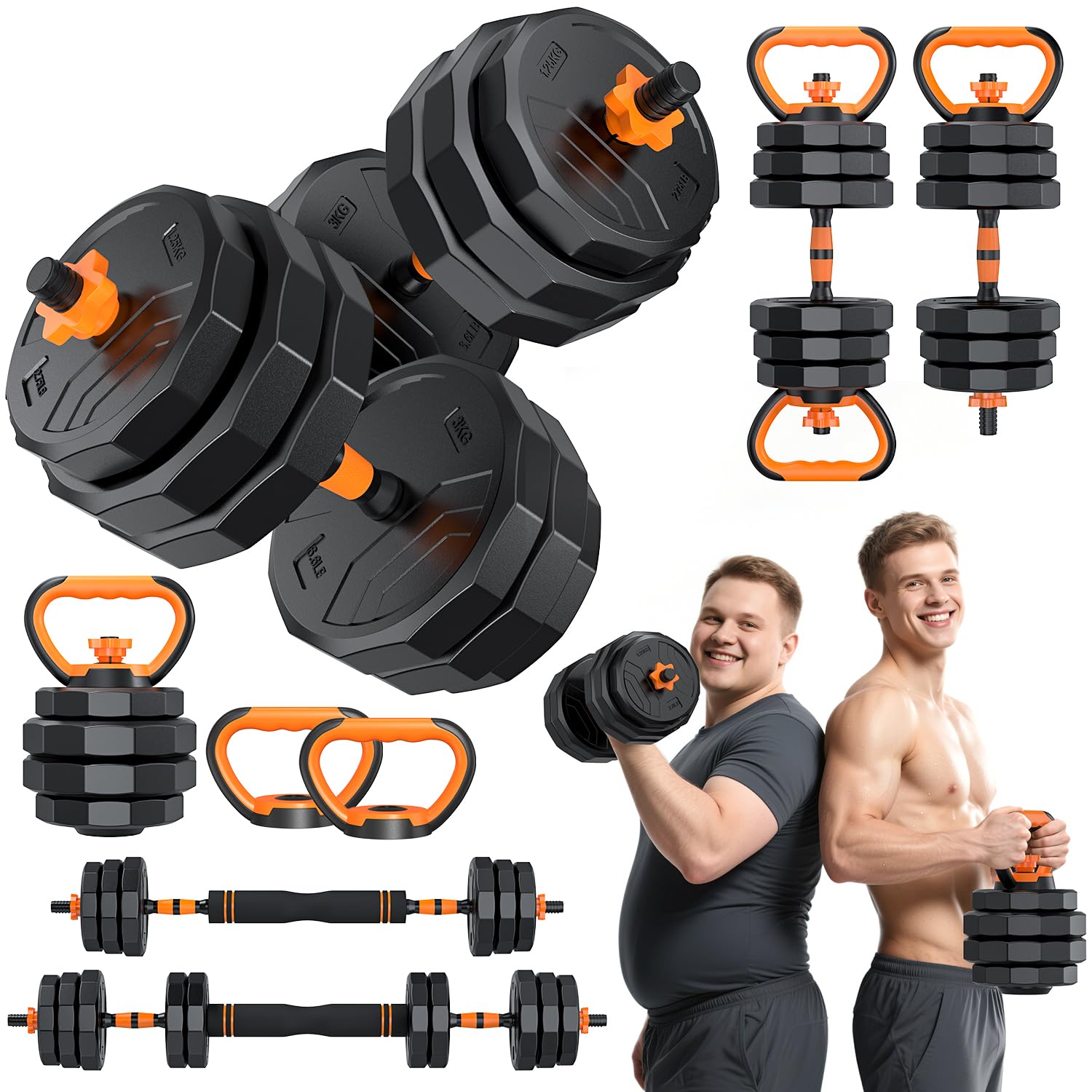 5-in-1 Adjustable Dumbbell 33- - đánh giá và giá Home Gym Used