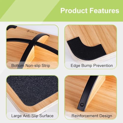 Professional Wooden Balance Bo - đánh giá và giá Wobble Board Balance