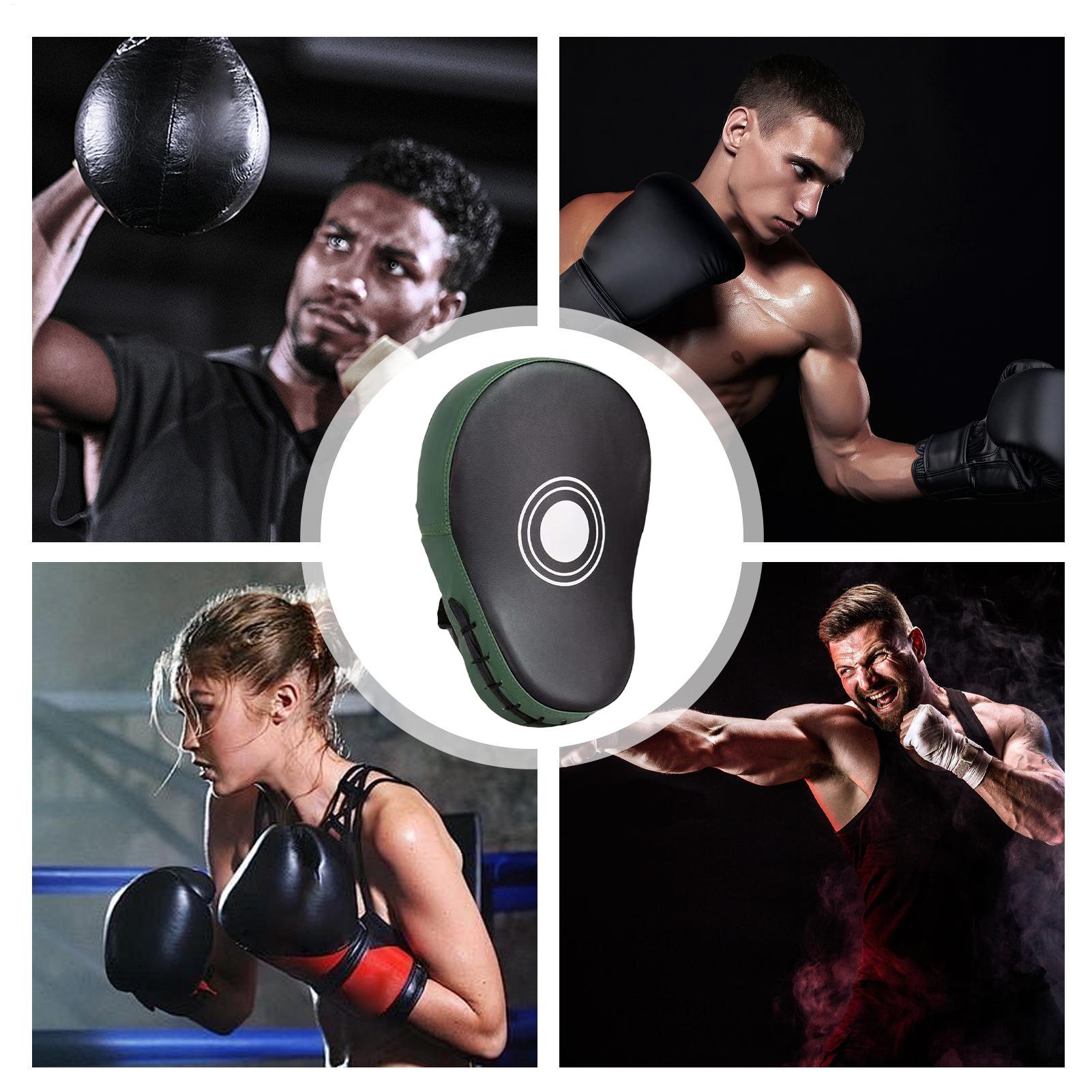 Boxing Pads Mitts PU Leather E - đánh giá và giá Home Gym Routine