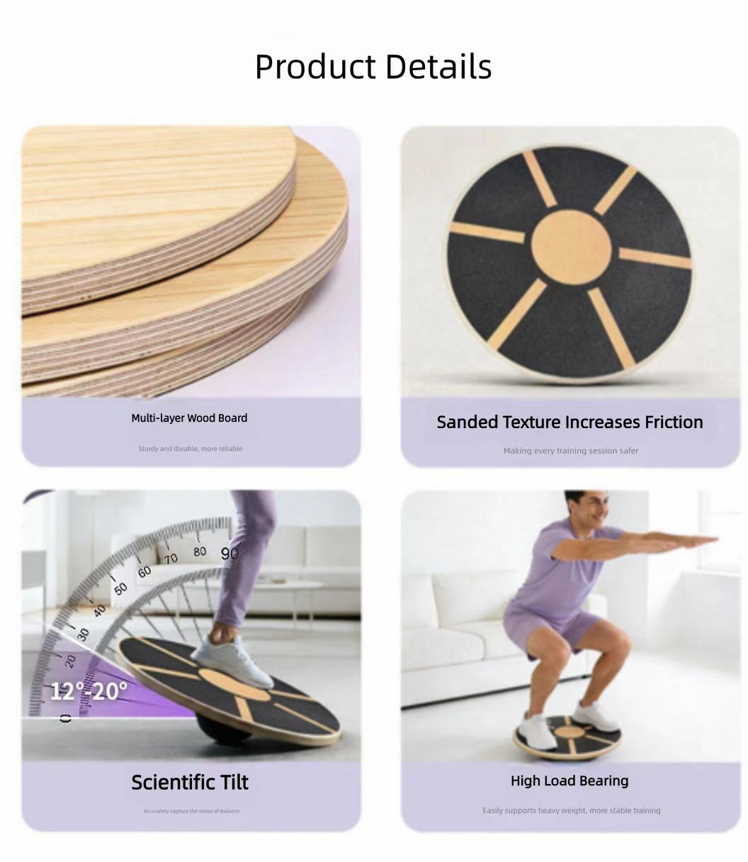 Wooden Wobble Balance Training - đánh giá và giá Wobble Board Balance