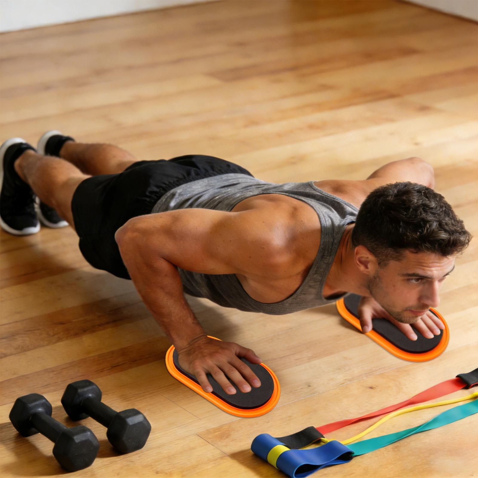 Workout Sliders Oval Shape Wor - đánh giá và giá Home Gym Routine
